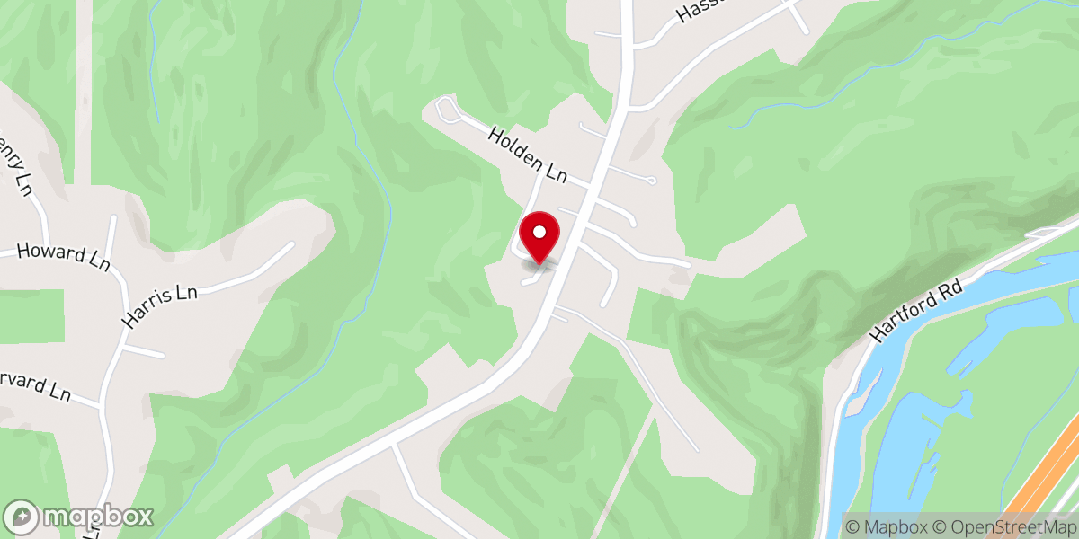 Map showing location of Briarwood Baptist Church
