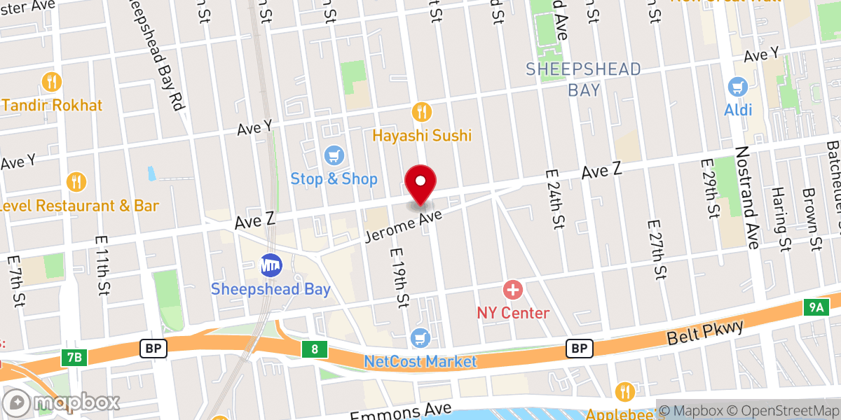 Map showing location of St. Mark's Roman Catholic Church