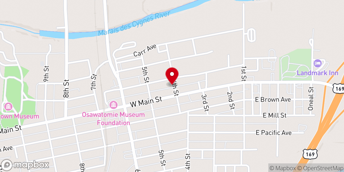 Map showing location of Blessed Hope SDA Church