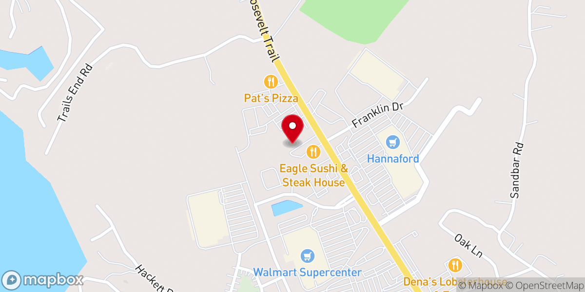 Map showing location of Erik's Church