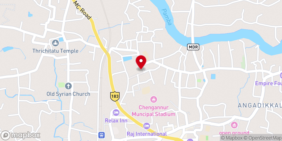 Map showing location of Mandapam