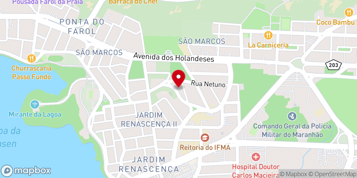 Map showing location of Igreja de São Paulo Apóstolo