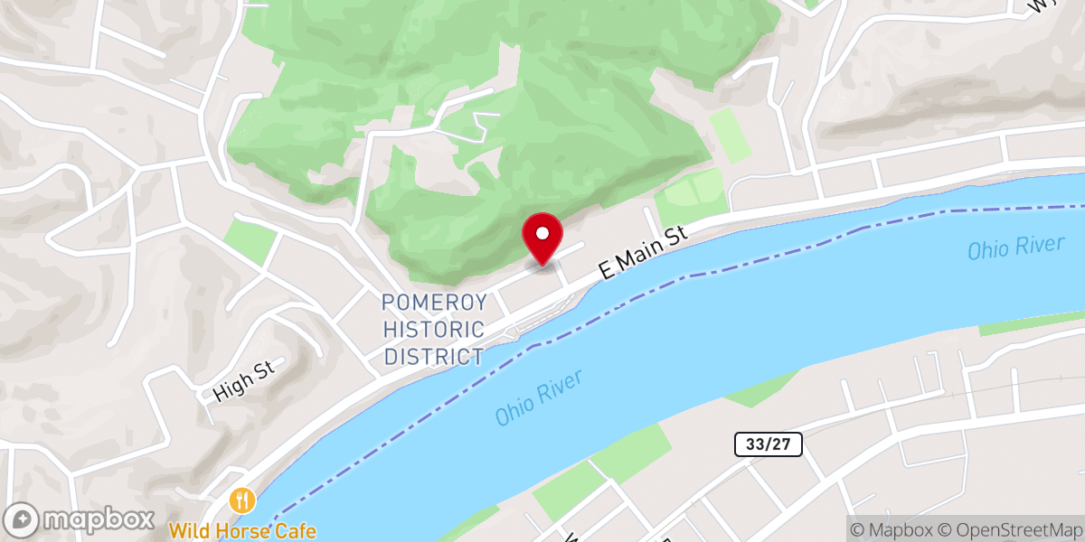 Map showing location of St Paul Lutheran Church