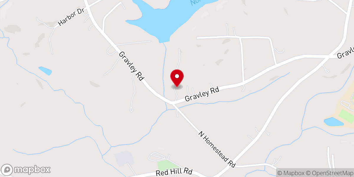 Map showing location of Pickens Mennonite Church