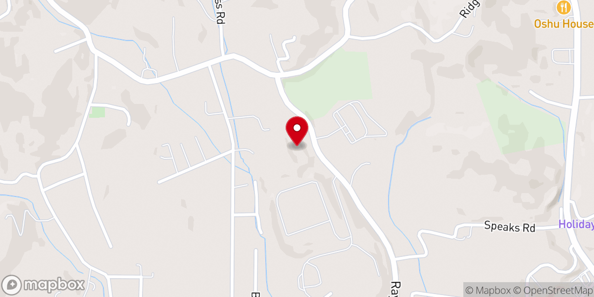 Map showing location of Ashe County Worship Center