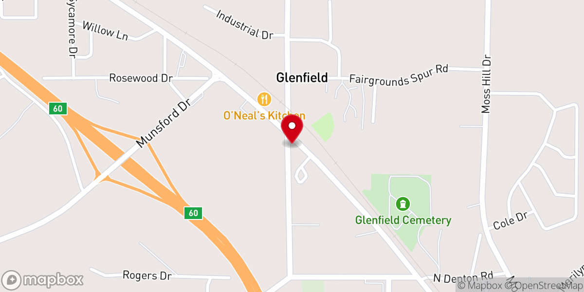 Map showing location of One Way Apostolic Church