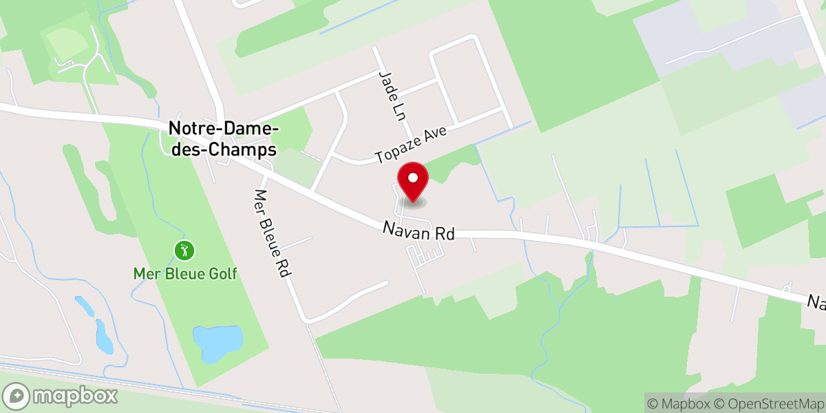 Map showing location of Crosspoint Baptist Church