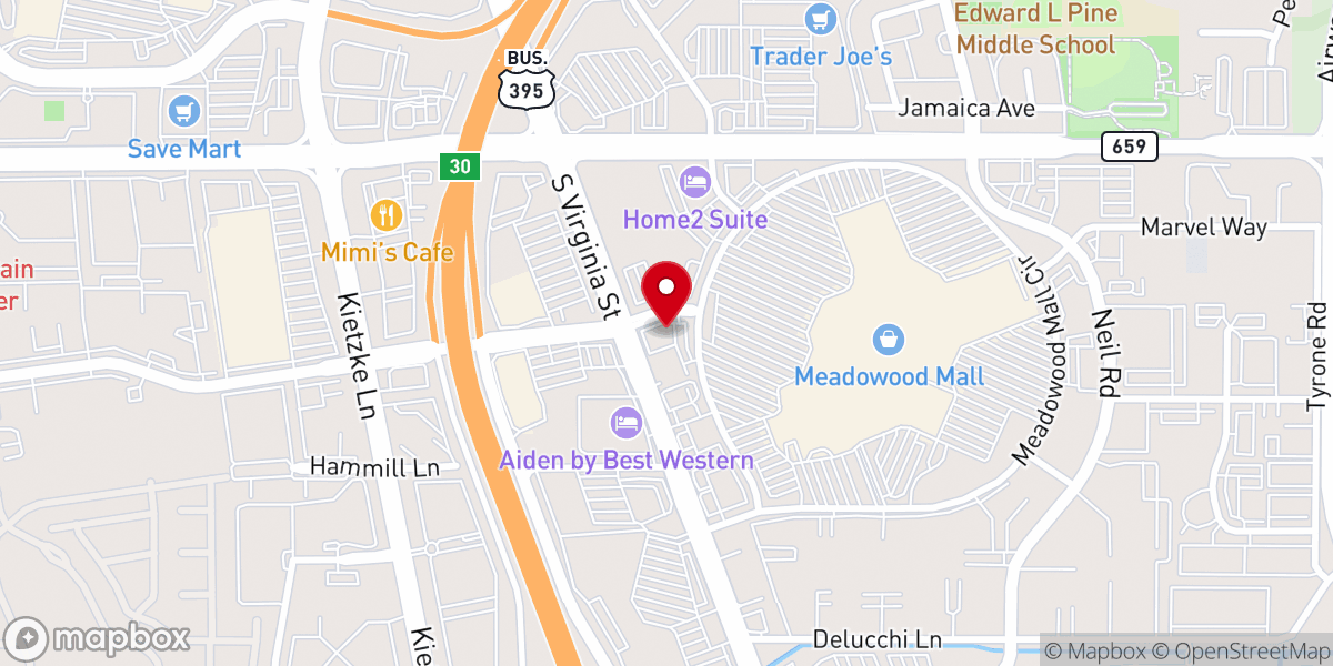 Map showing location of Pathfinder Church