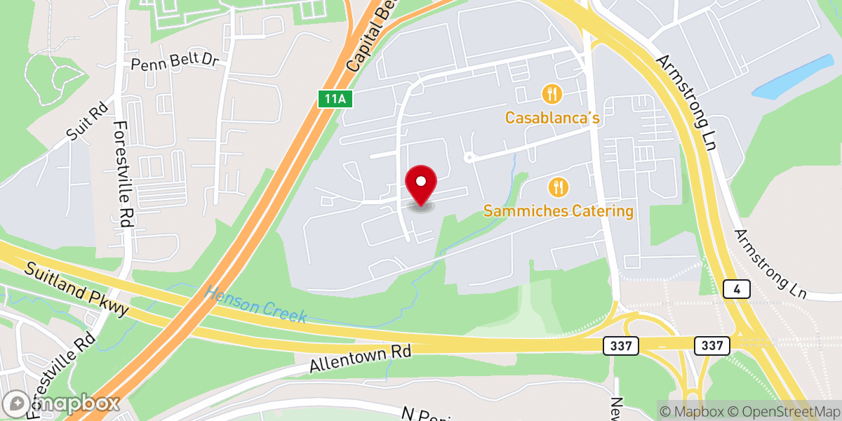 Map showing location of Newness of Life Bible Church