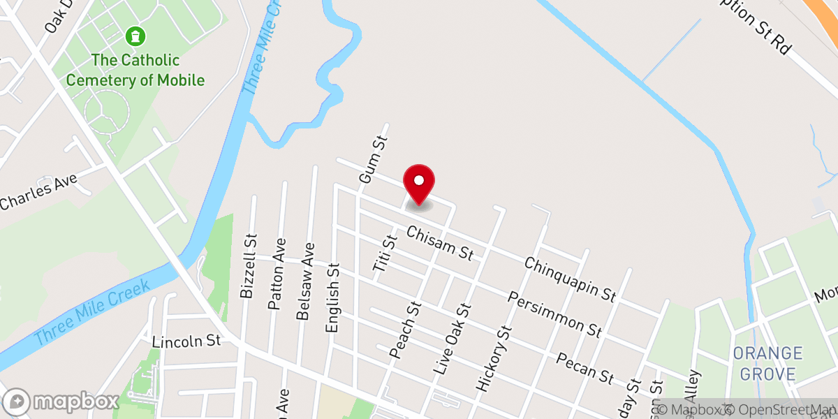 Map showing location of Triumph the Church and Kingdom of God Church