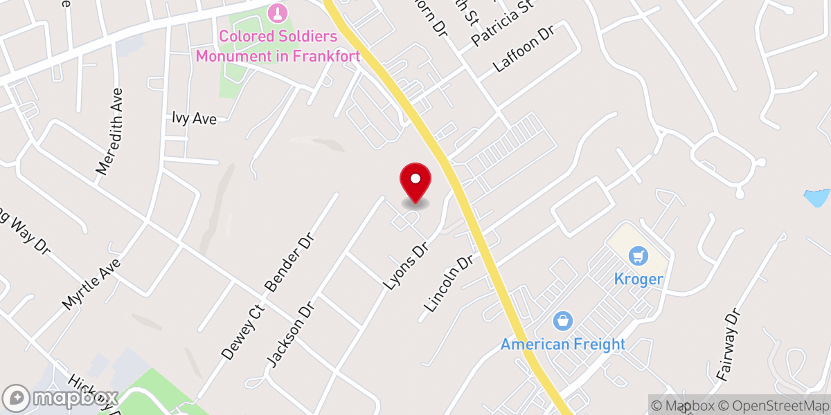Map showing location of Trinity Global Methodist Church