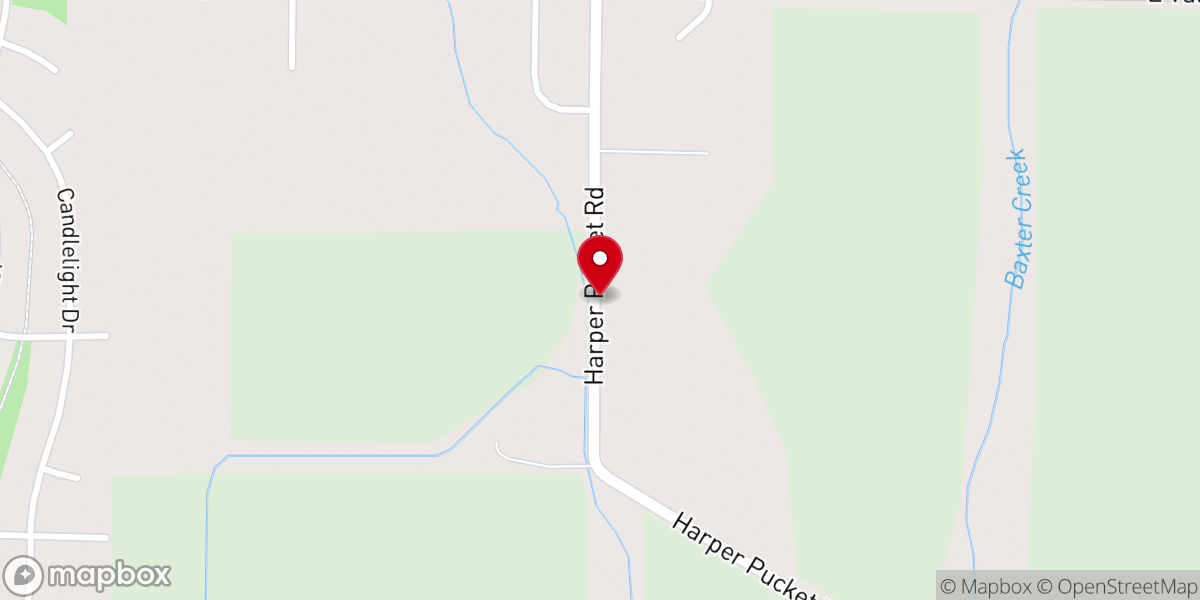 Map showing location of Gauatin Valley Landmark Missionary Baptist Church