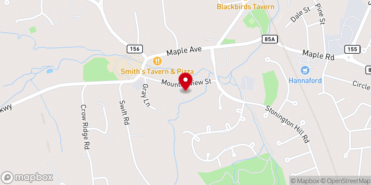 Map showing location of Saint Matthew's Church