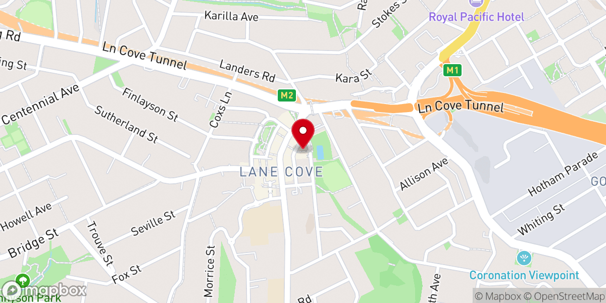 Map showing location of C3 Church Lane Cove