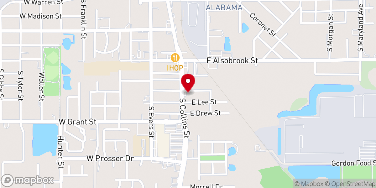 Map showing location of Plant City United Pentecostal Church