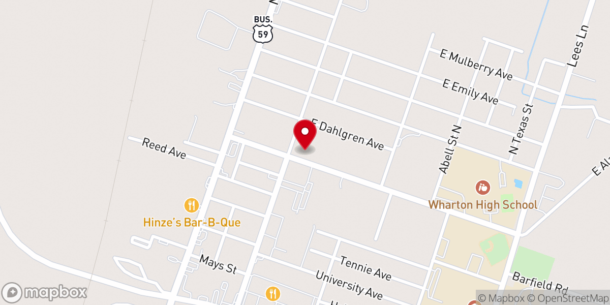 Map showing location of Abundant Life Fellowship Assemblies of God
