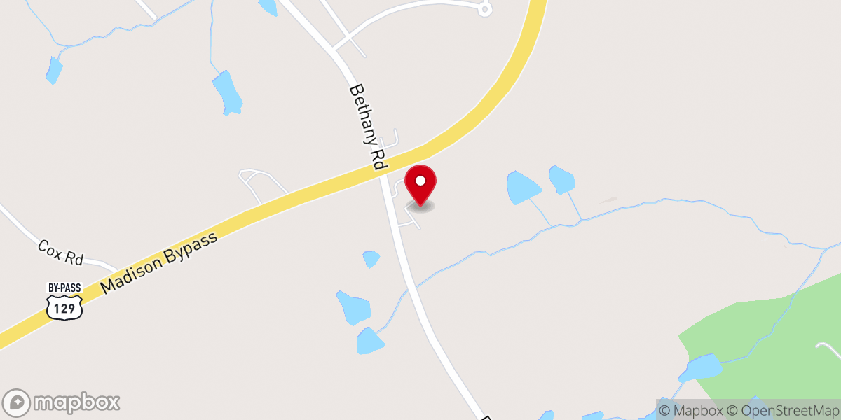 Map showing location of Redeemer Church of Madison
