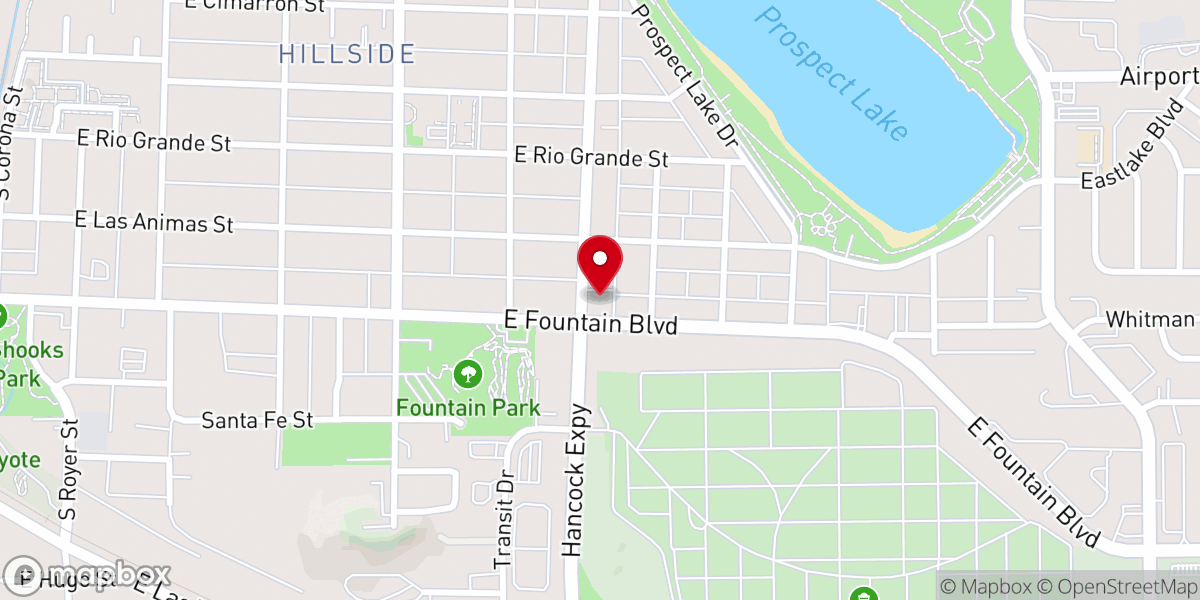 Map showing location of Chapel of Memories