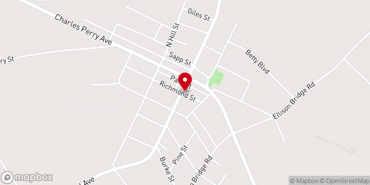Map showing location of Faith Christian Fellowship Church