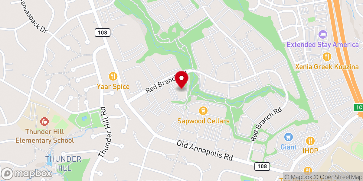 Map showing location of Bridgeway Community Church - Columbia Campus