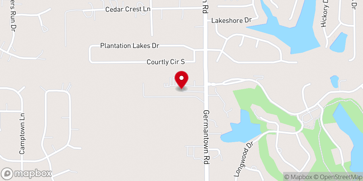 Map showing location of Father John Young Center