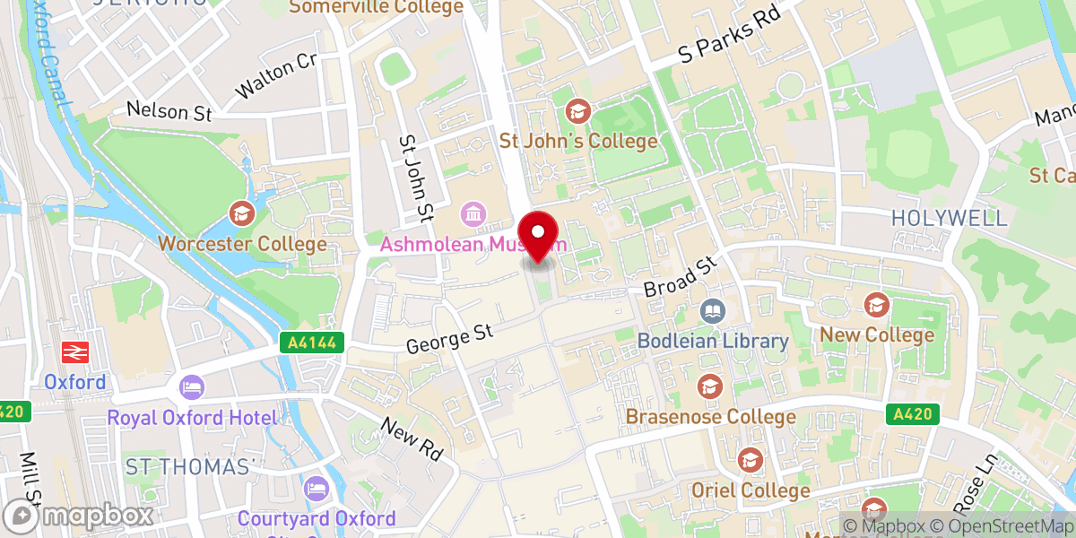 Map showing location of Saint Mary Magdalen