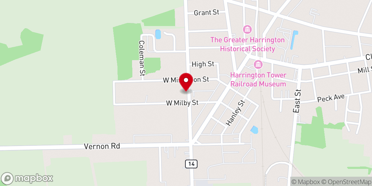 Map showing location of Metropolitan United Methodist Church
