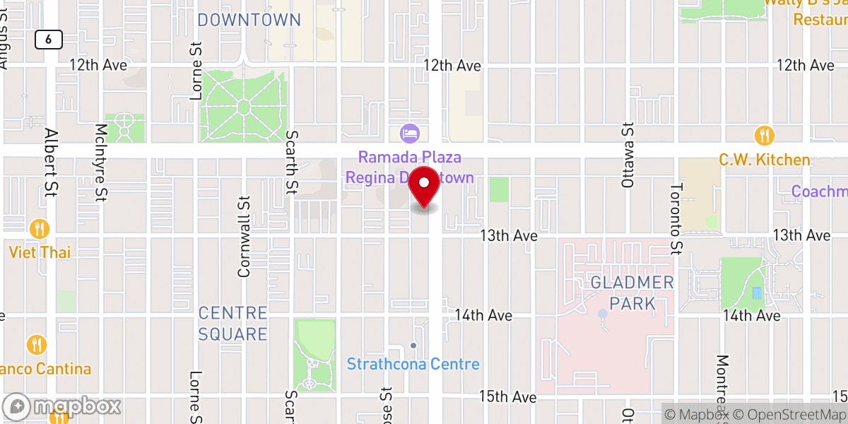 Map showing location of Vases d'Honneur | Vessels of Honor Regina