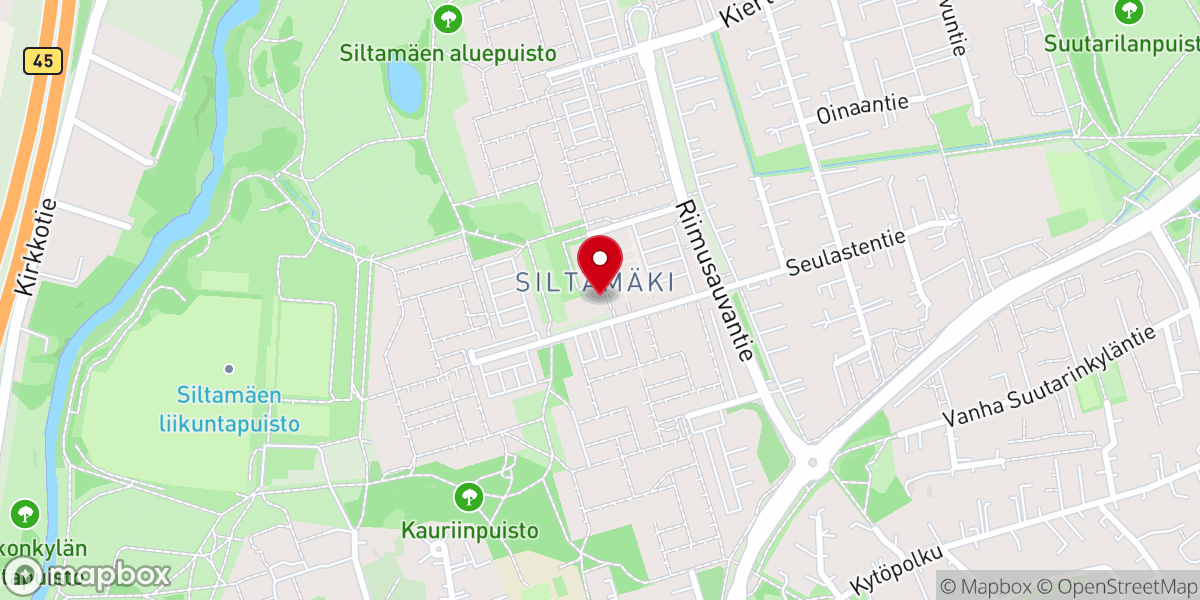 Map showing location of Pyhän Mooseksen Väkevän koptiortodoksisen kirkko