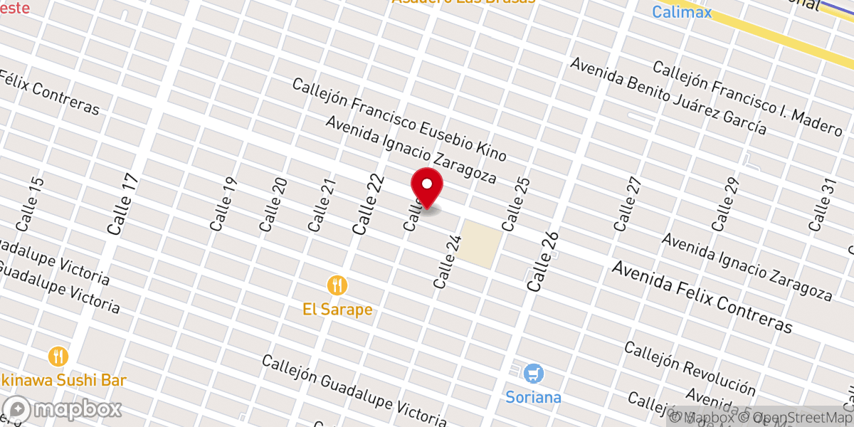 Map showing location of Christ the King Catholic Church