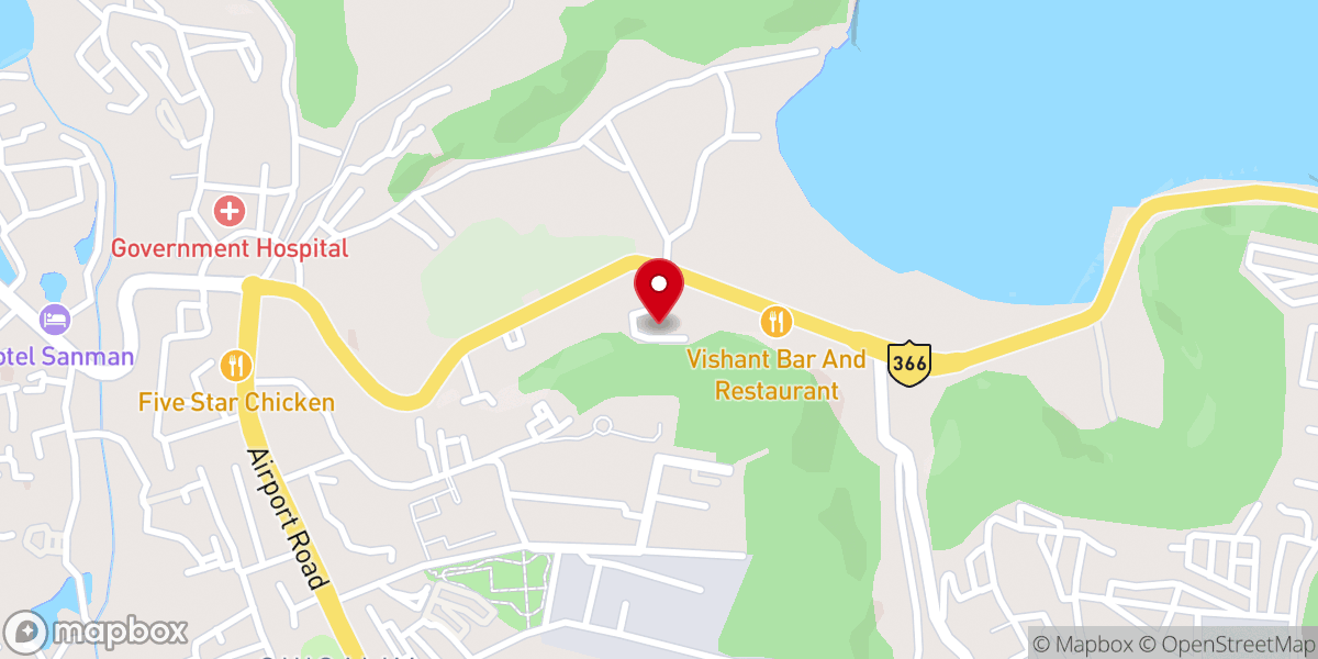 Map showing location of Saint Francis Xavier Church, Chicalim