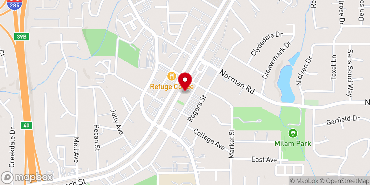 Map showing location of Clarkston United Methodist Church