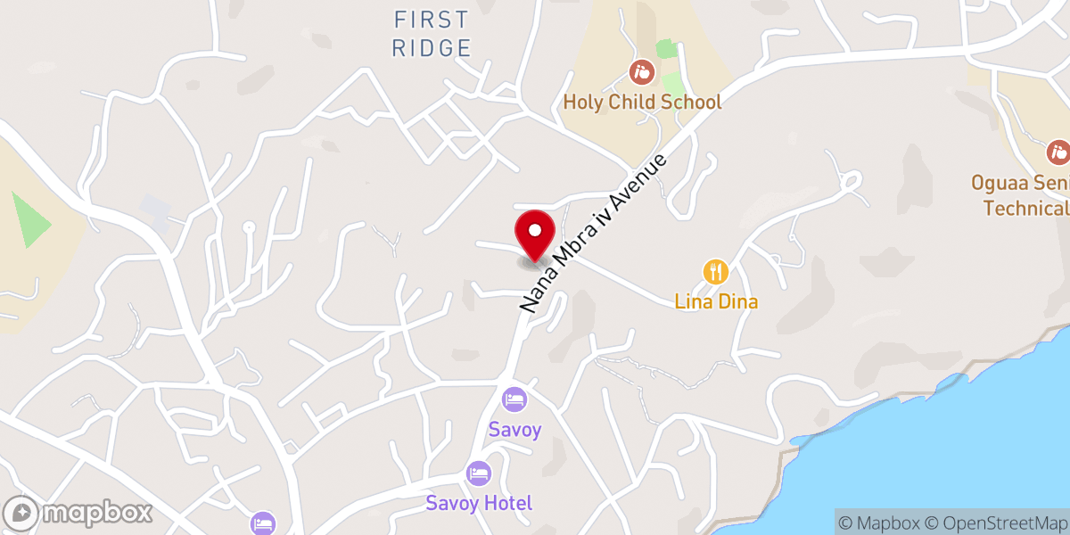 Map showing location of Total Filling Station - West Holy Child