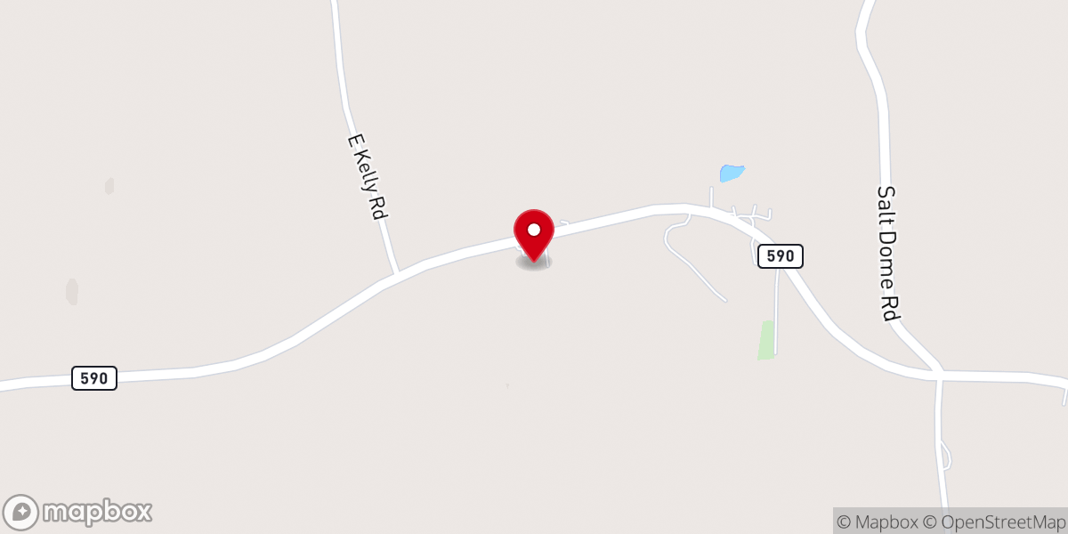Map showing location of Jesus Name Apostolic Church