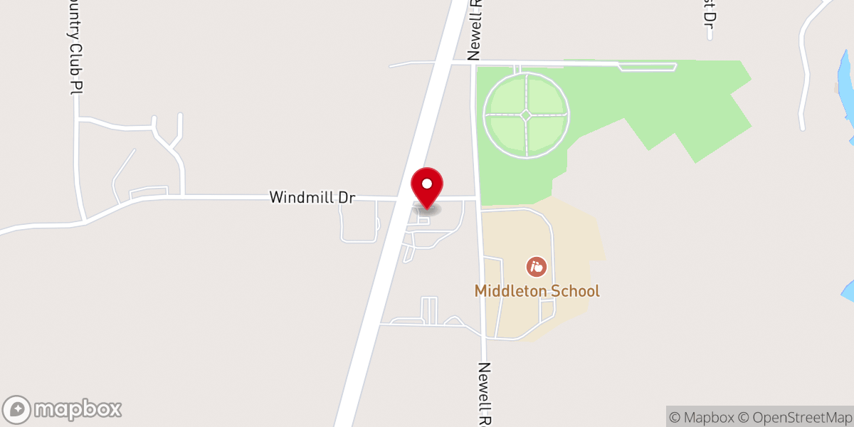 Map showing location of Love Now Community Church