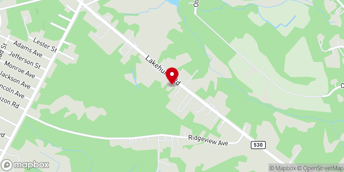 Map showing location of Christian Caring Center