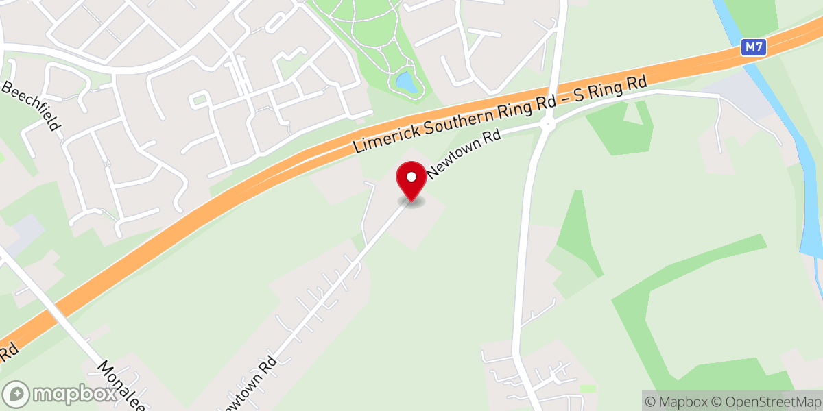 Map showing location of The Priory