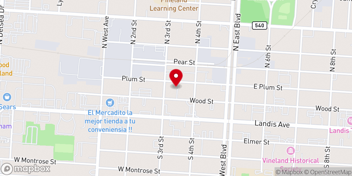 Map showing location of Mt Pisgah Methodist Church