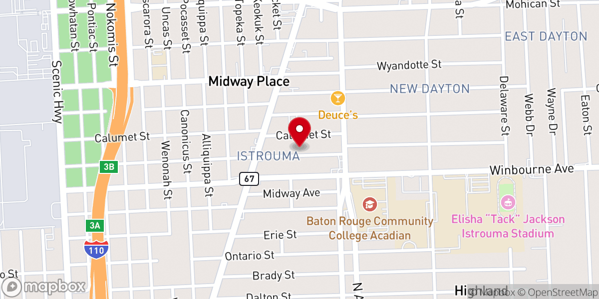 Map showing location of Church of God