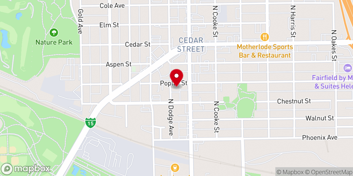 Map showing location of Ocean Spirit Massage