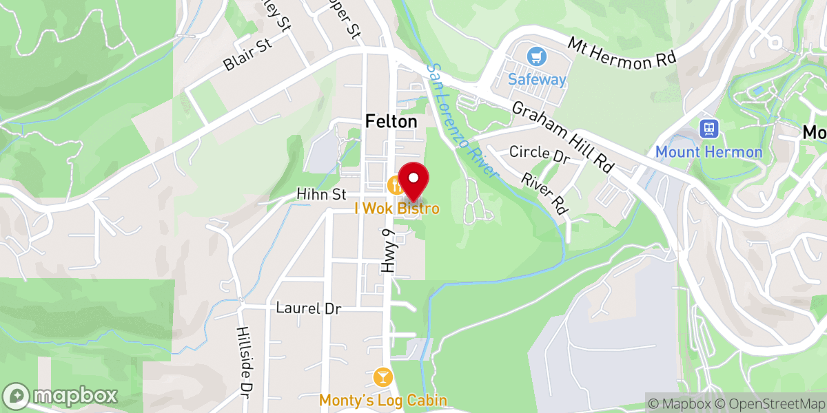 Map showing location of Valley Grace Church