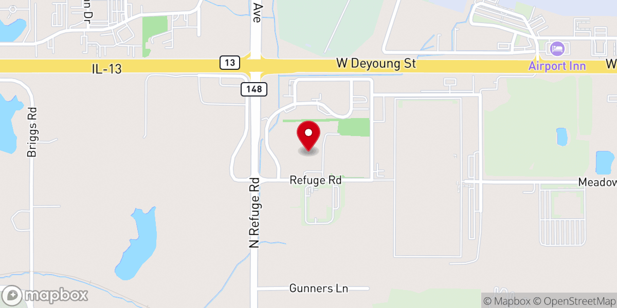 Map showing location of Community of Faith Church