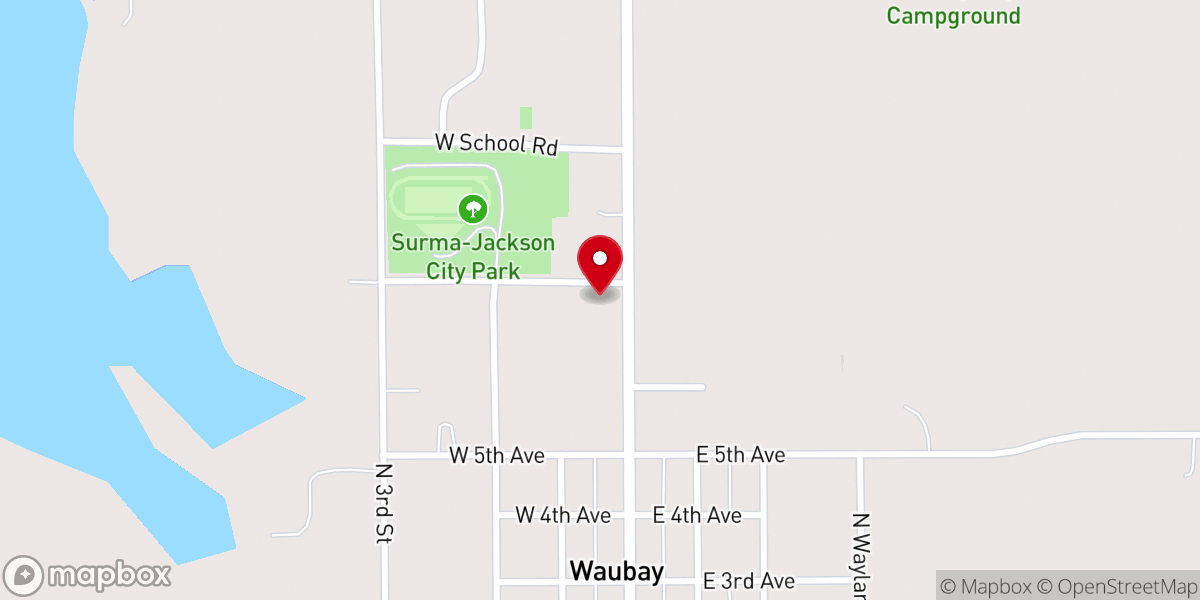 Map showing location of Immaculate Conception Catholic Church