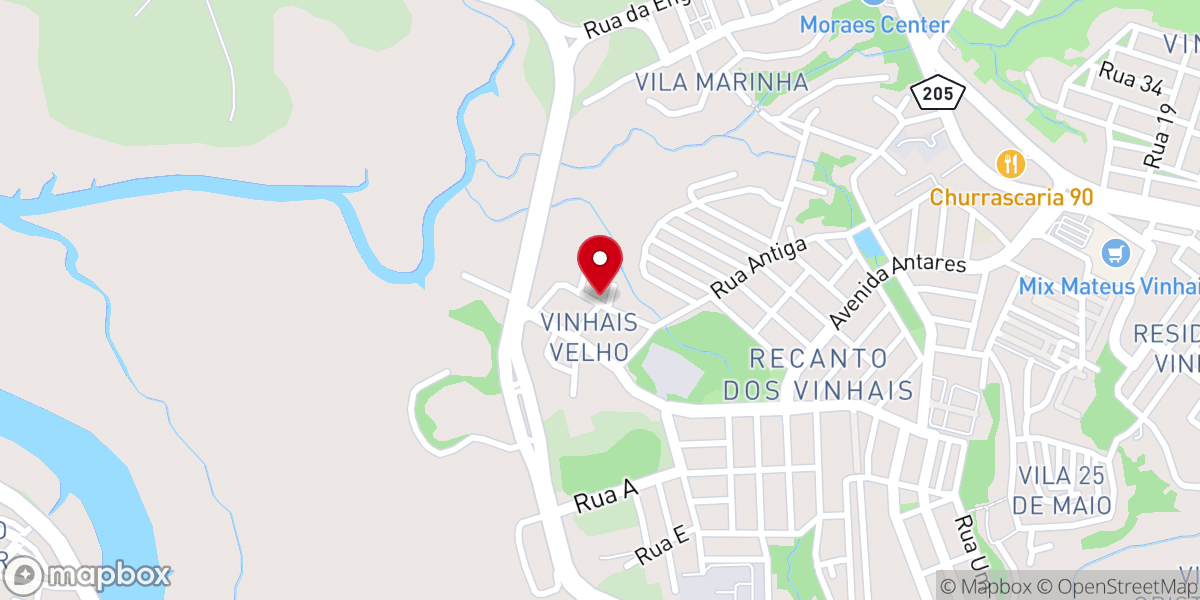 Map showing location of Assembleia De Deus - Área 101, IADESL