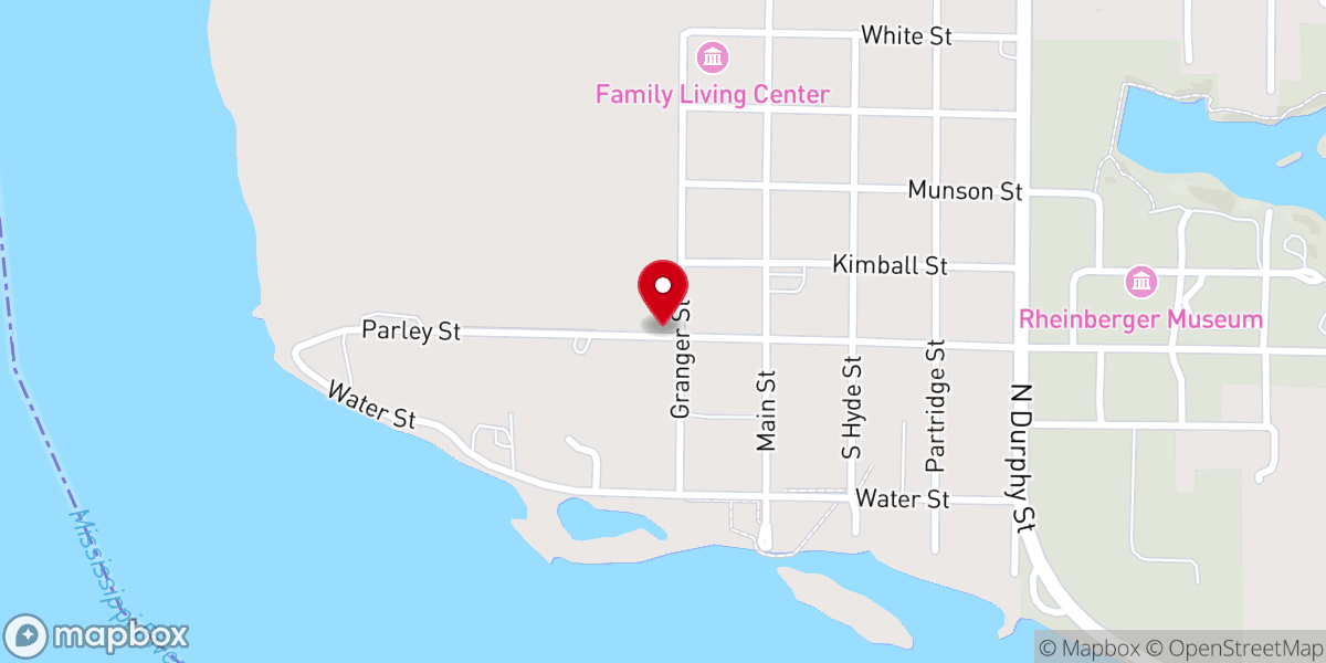 Map showing location of Webb Blacksmith Shop