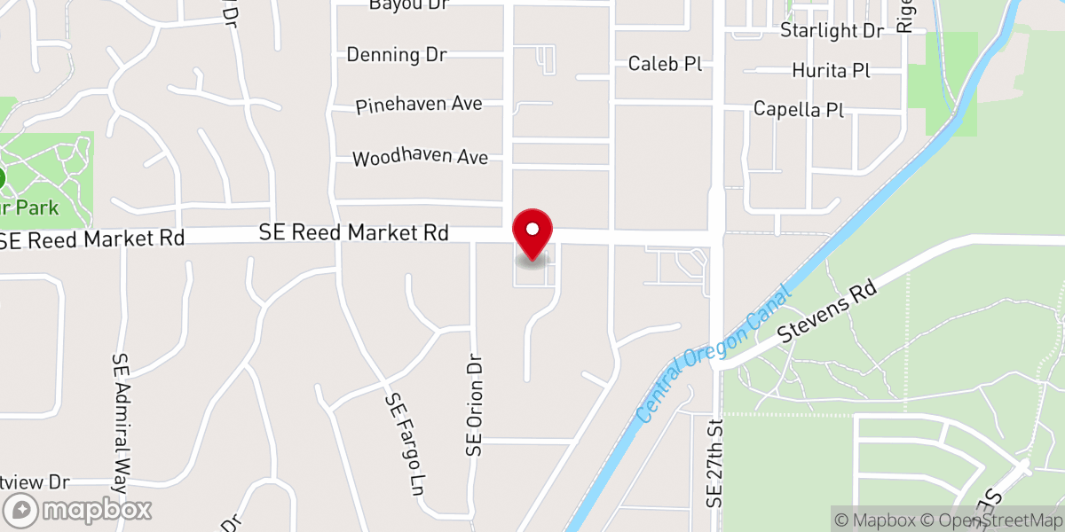Map showing location of First Missionary Baptist Church