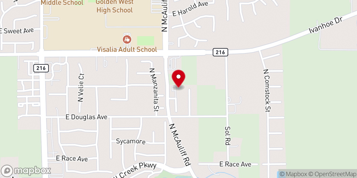 Map showing location of Restoration Ministry