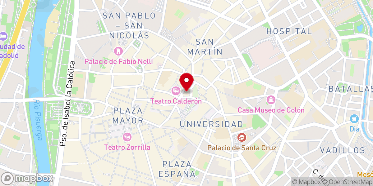 Map showing location of Iglesia penitencial de Nuestra Señora de las Angustias
