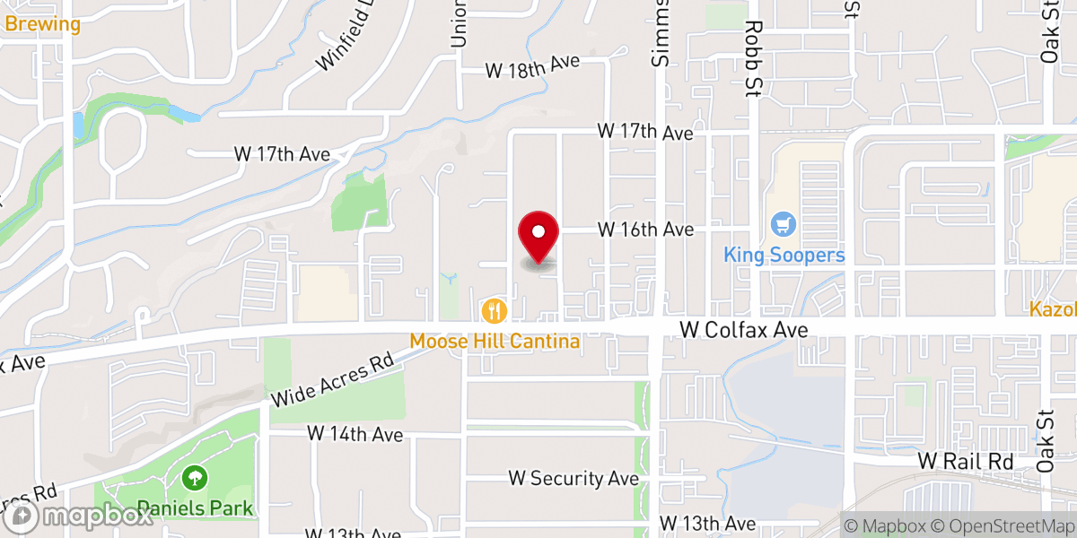 Map showing location of Mission Lakewood Church