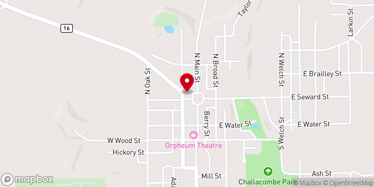 Map showing location of Life Community Church